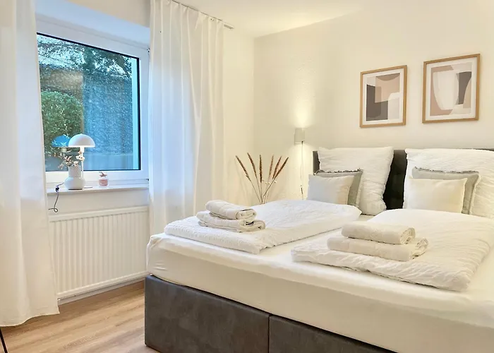 Stadt-oase - Kostenlos Parken, Ruhig, Kliniken, Gop, Bali-therme, Boxspringbett Lägenhet Bad Oeynhausen